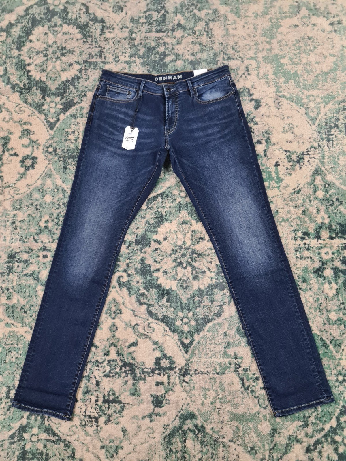 Denham Monroe Girlfriend Tapered Fit W29 L34 Nieuw Tulsi2934, Denham, Blauw, Nieuw, Ophalen of Verzenden