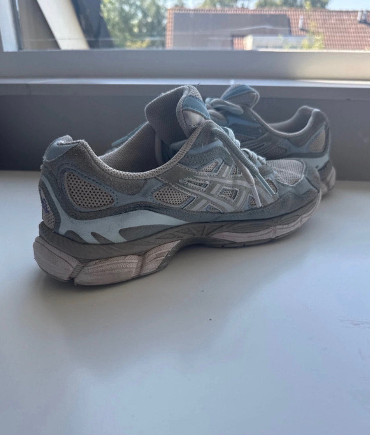 Asics gel nyc, Blauw, Ophalen of Verzenden, Sneakers of Gympen, Zo goed als nieuw