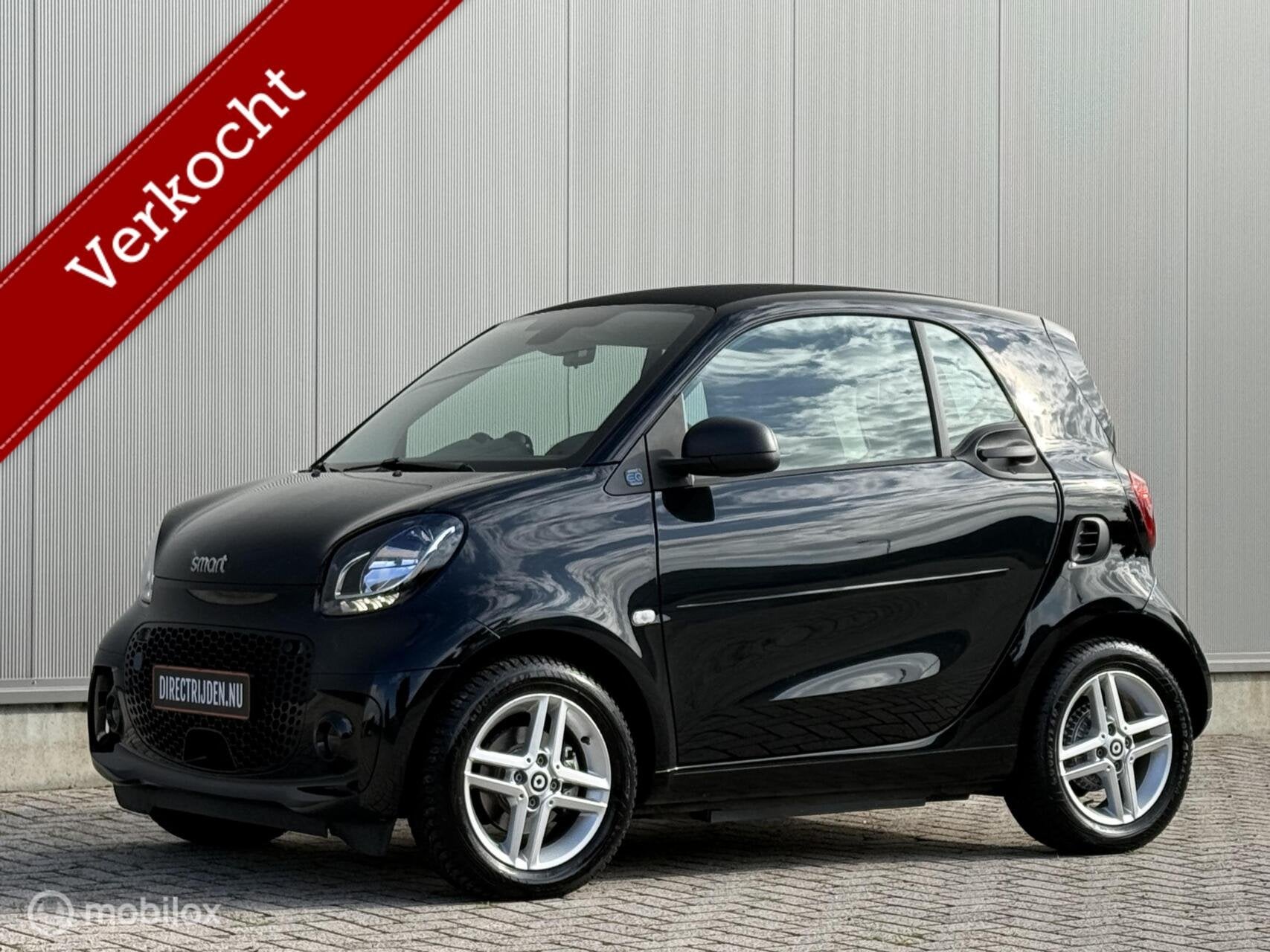 Smart ForTwo EQ 18 kWh | Stoelverwarming | Cruise | SOH 93%, Auto's, Automaat, Gebruikt, Zwart, 1095 kg