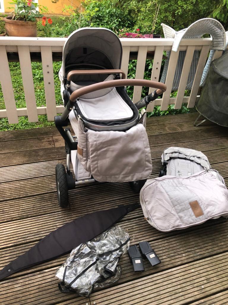 Joolz Day Quadro combiwagen met complete accessoireset, Gebruikt, Verstelbare duwstang, Combiwagen, Ophalen