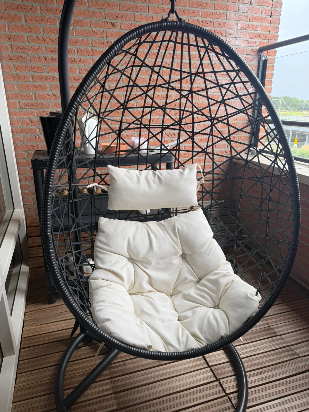 Schommelstoel, Tuin en Terras, Tuinstoelen, Zo goed als nieuw, Ophalen