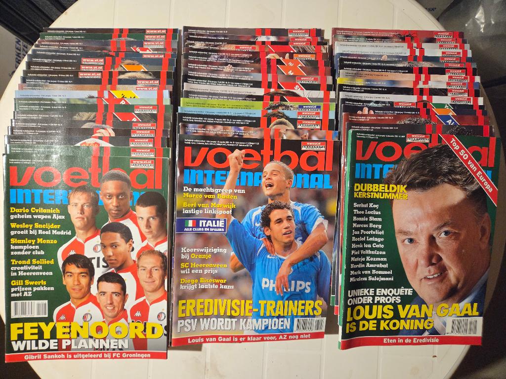Voetbal International ca. 30 complete jaargangen vanaf 1992, Boeken, Ophalen of Verzenden, Gelezen, Sport en Vrije tijd