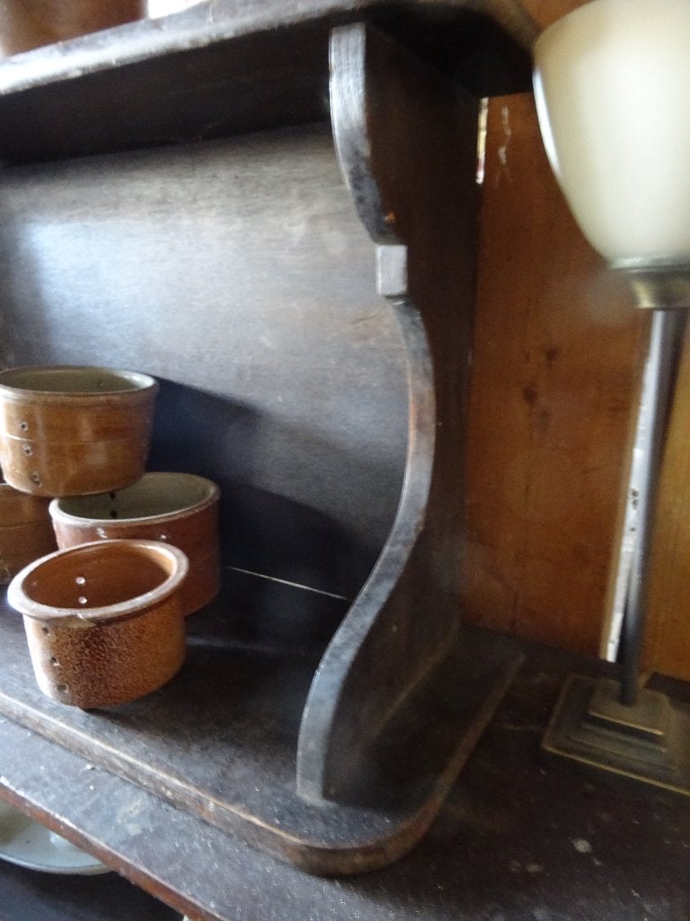 diverse antieke en brocante Franse houten rekken en rekjes, Antiek en Kunst, Ophalen