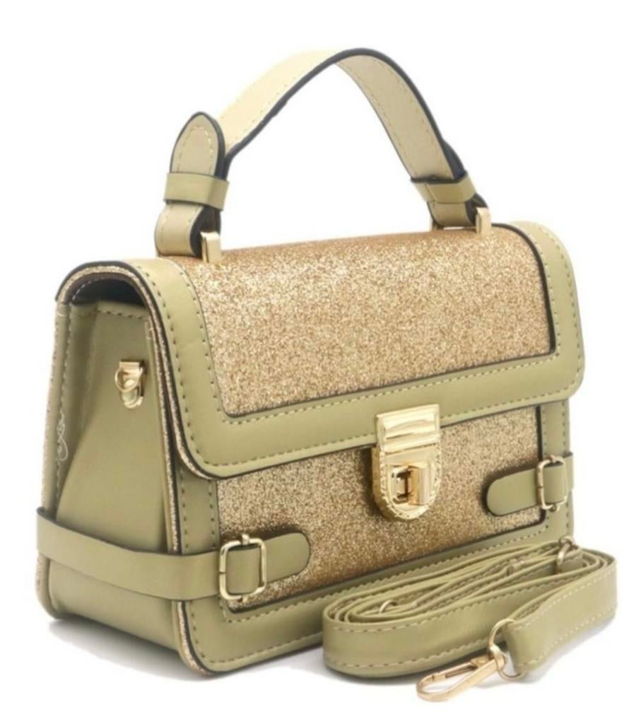 Glitter tas goud, Ophalen of Verzenden, Nieuw, Schoudertasje