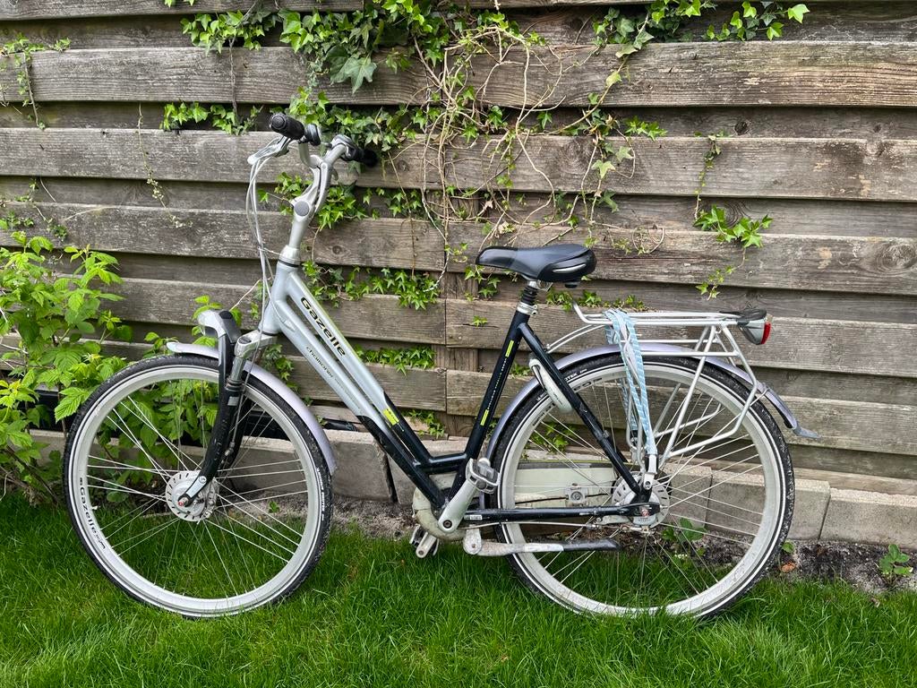 Gazelle Chamonix met AXA slot en 8 versnellingen, Versnellingen, Ophalen of Verzenden, Gazelle, 53 tot 56 cm