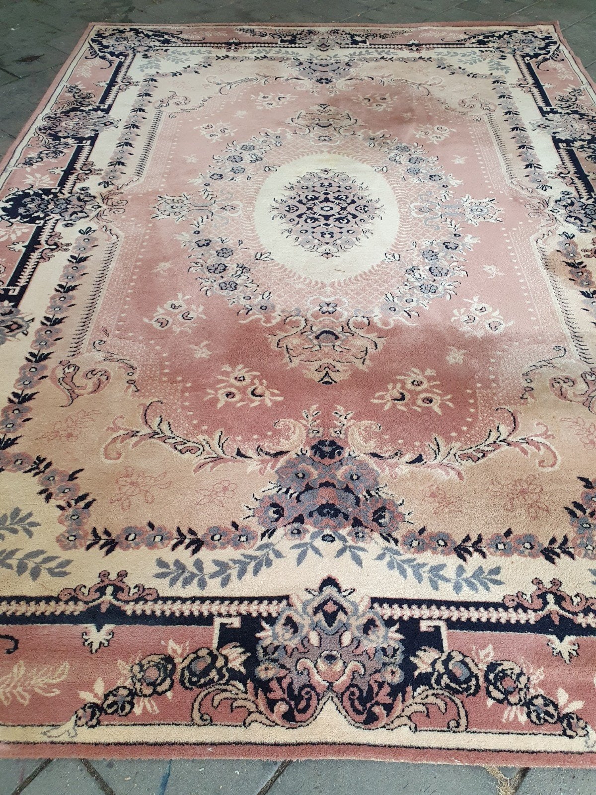 vintage perzisch tapijt 335x240 cm., Gebruikt, 200 cm of meer, 200 cm of meer, Rechthoekig
