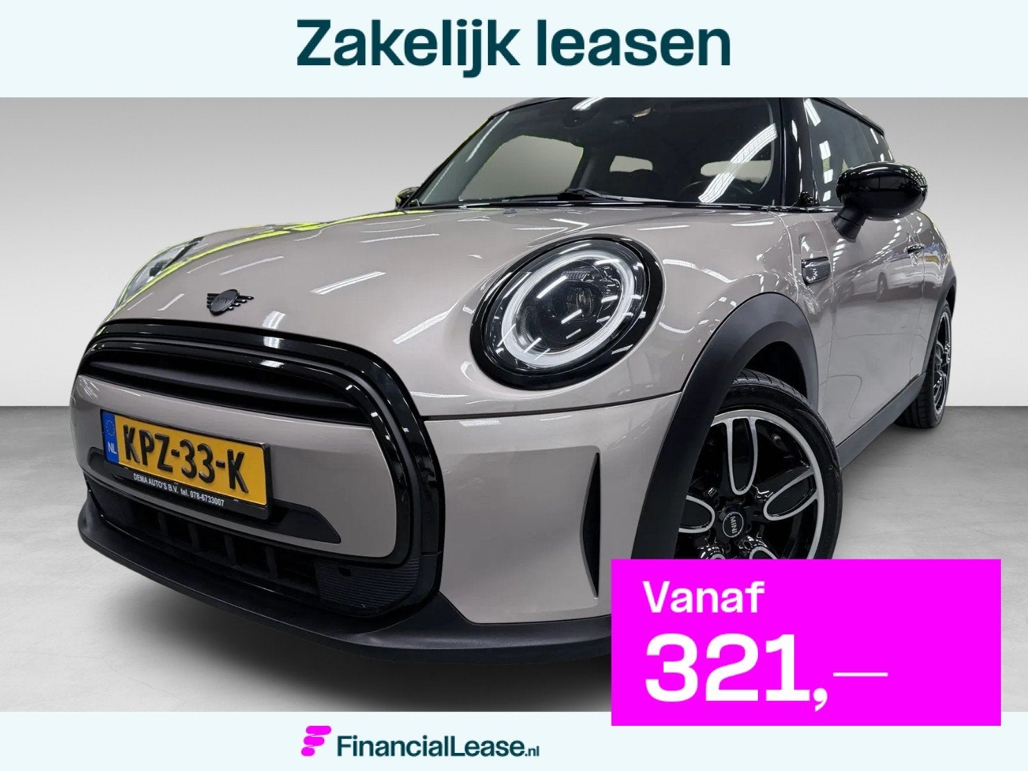 Mini 3-Deurs 1.5 Cooper BLACK-EDITION 136PK 17''DAB/ NAVI/CR, Dealer onderhouden, 136 pk, Gebruikt, Euro 6