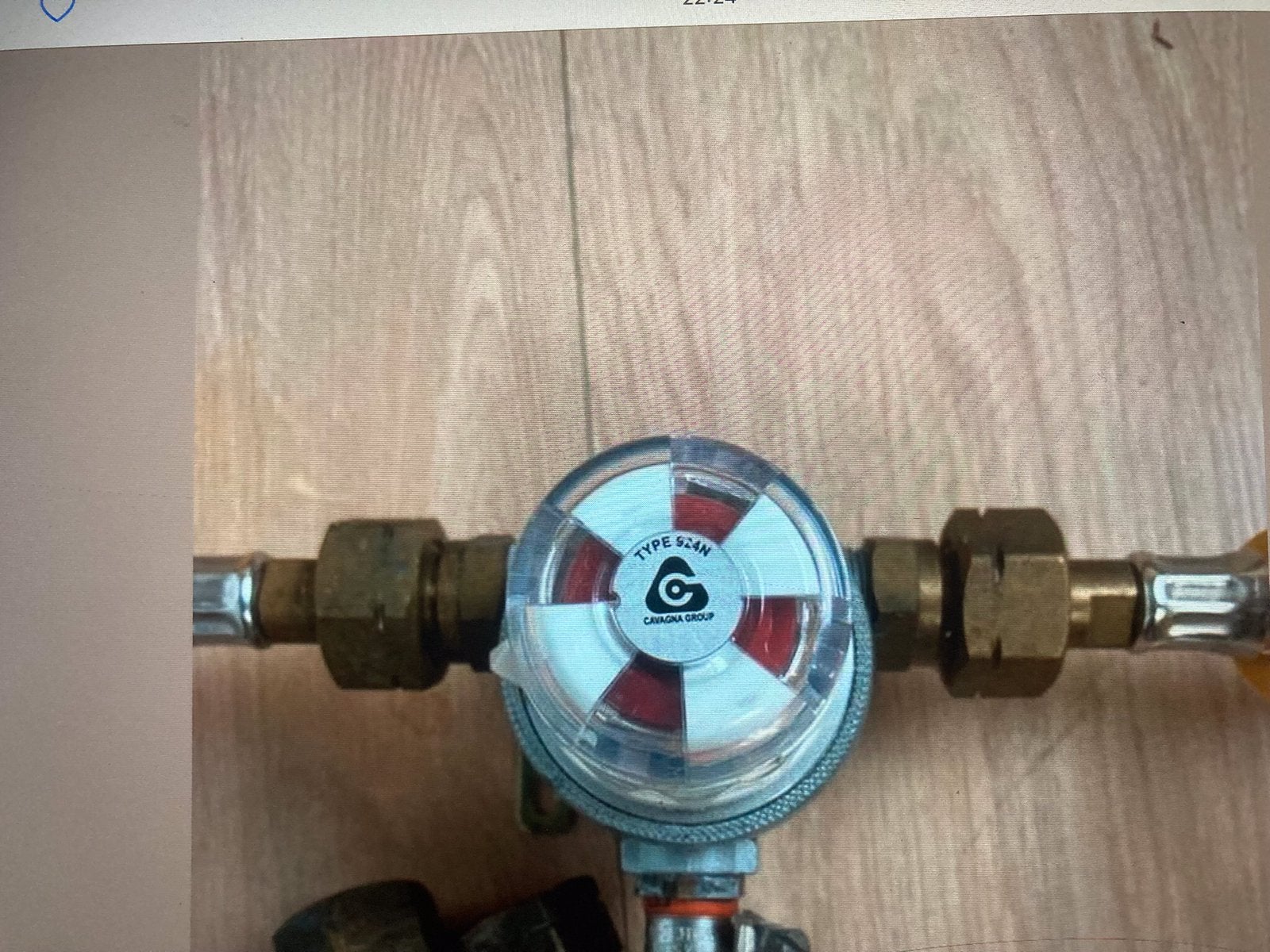 Gasfles/druk wisselaar 30 mbar, Ophalen of Verzenden, Gebruikt