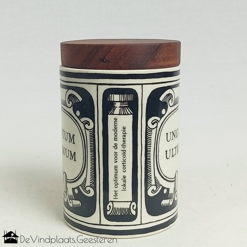 Vintage porseleinen Apothekerspot Unguentum Ultralanum, Ophalen of Verzenden