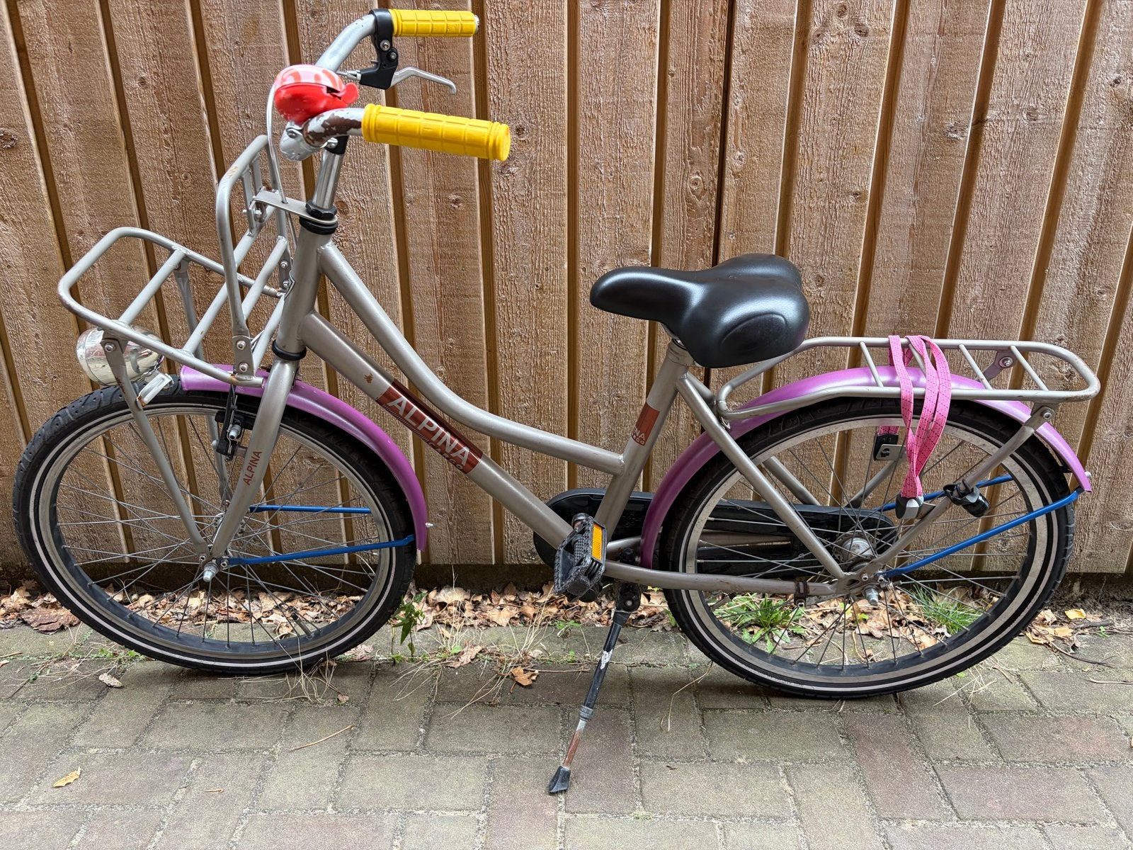 Alpina Cargo Meisjesfiets 22inch - Gebruikt, Fietsen en Brommers, Velgrem, Ophalen of Verzenden, Handrem, Gebruikt