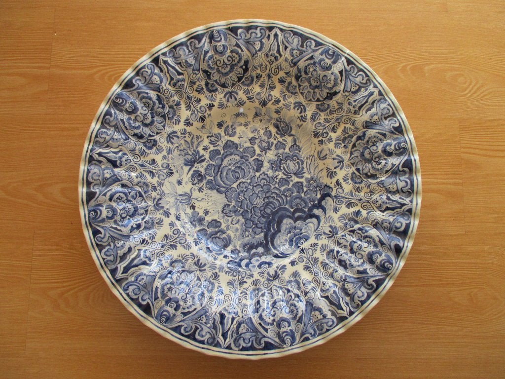 SCHAAL DELFTS BLAUW GESCHILDERD, Ophalen