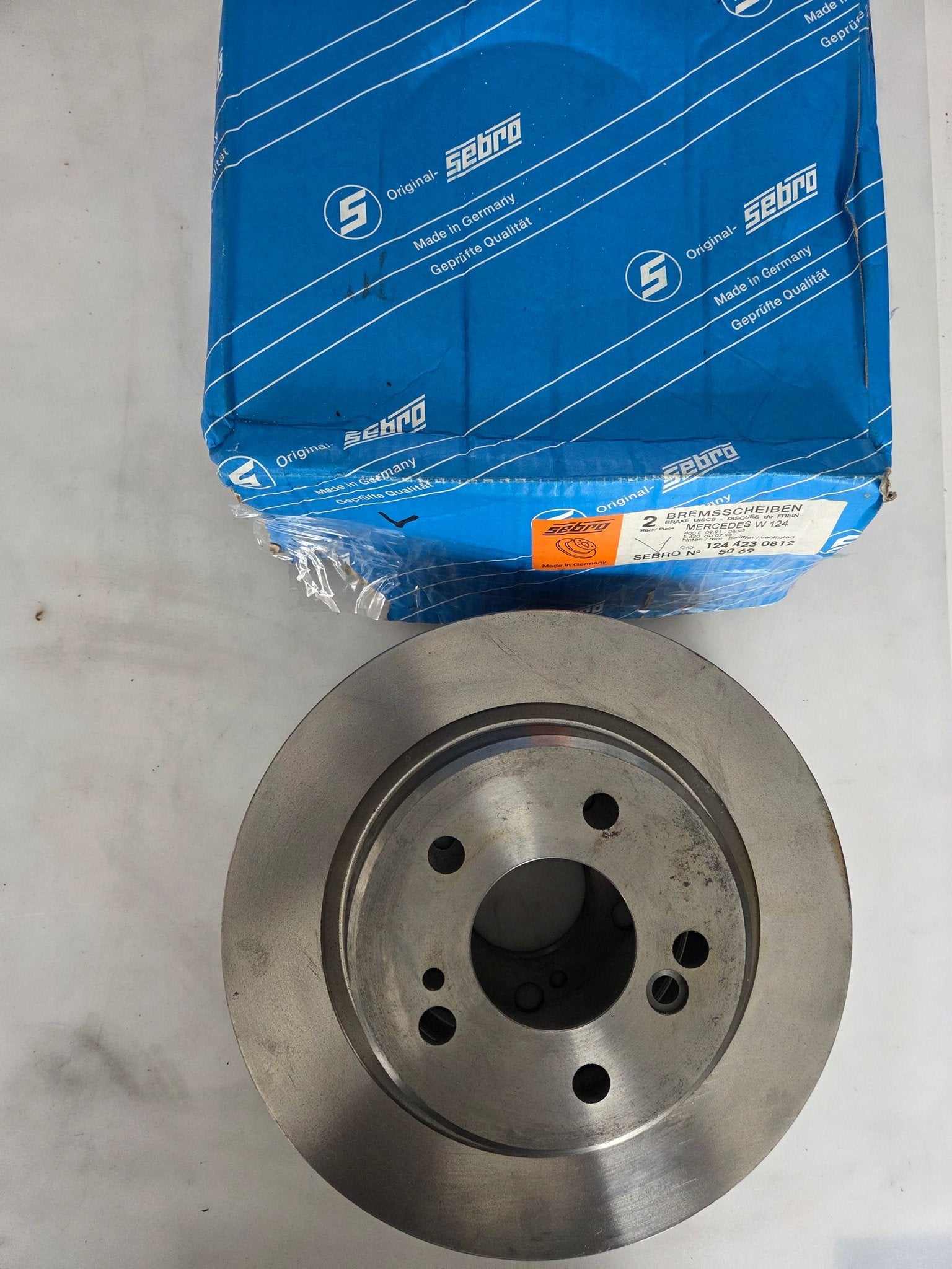 Set Sebro Remschijven Mercedes SLK R171, Auto-onderdelen, Sebro, -, Nieuw, Ophalen of Verzenden