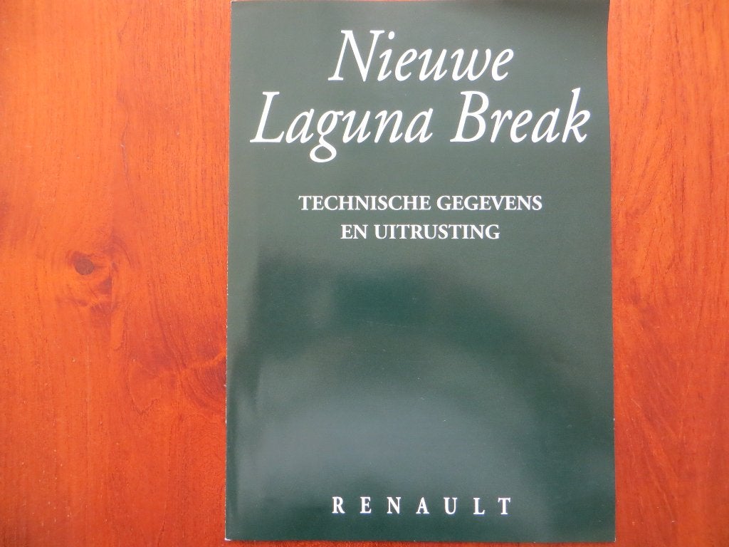 Nieuwe Renault Laguna Break Technische gegevens + Uitrusting, Ophalen of Verzenden, Nieuw, Renault