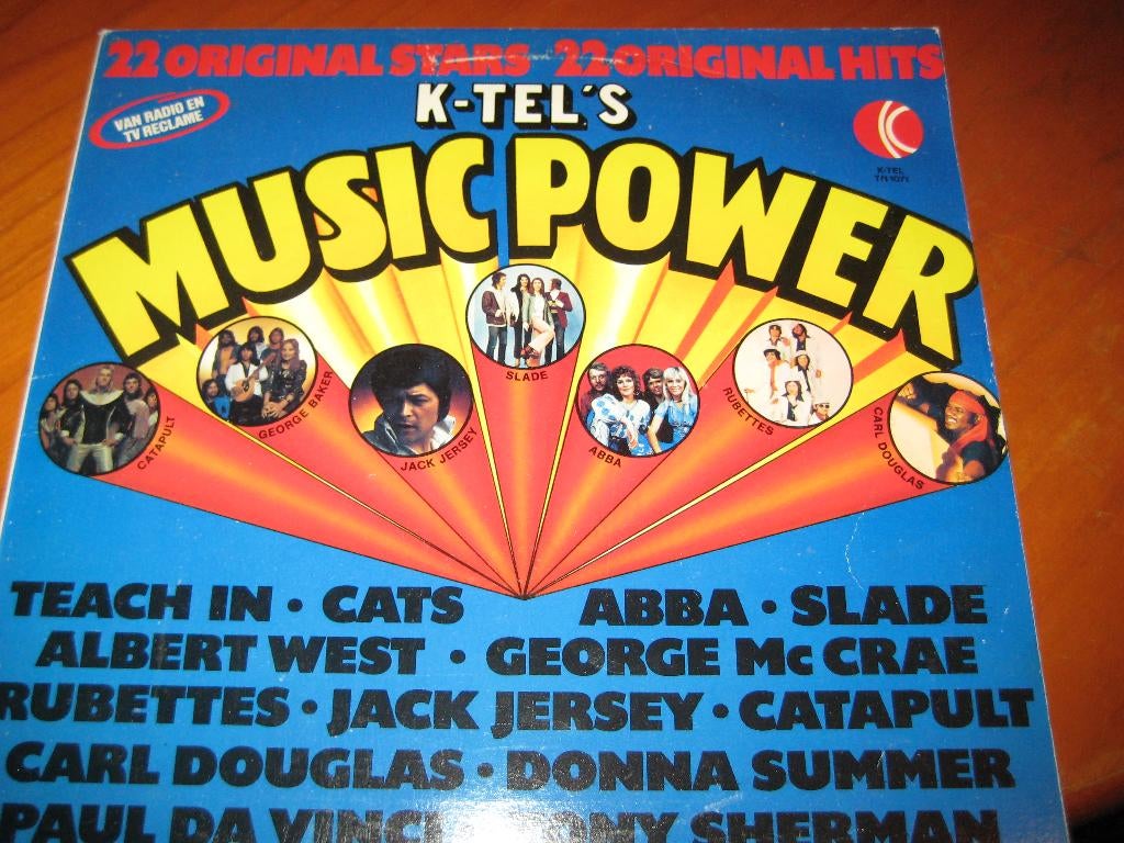 LP, K-tels Music Power, Cd's en Dvd's, Vinyl | Pop, Ophalen of Verzenden, Zo goed als nieuw, 12 inch