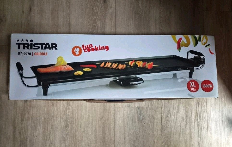 Tristar BP-2970 XL Griddle - Nieuw in doos, Ophalen, Nieuw, Tafelgrill