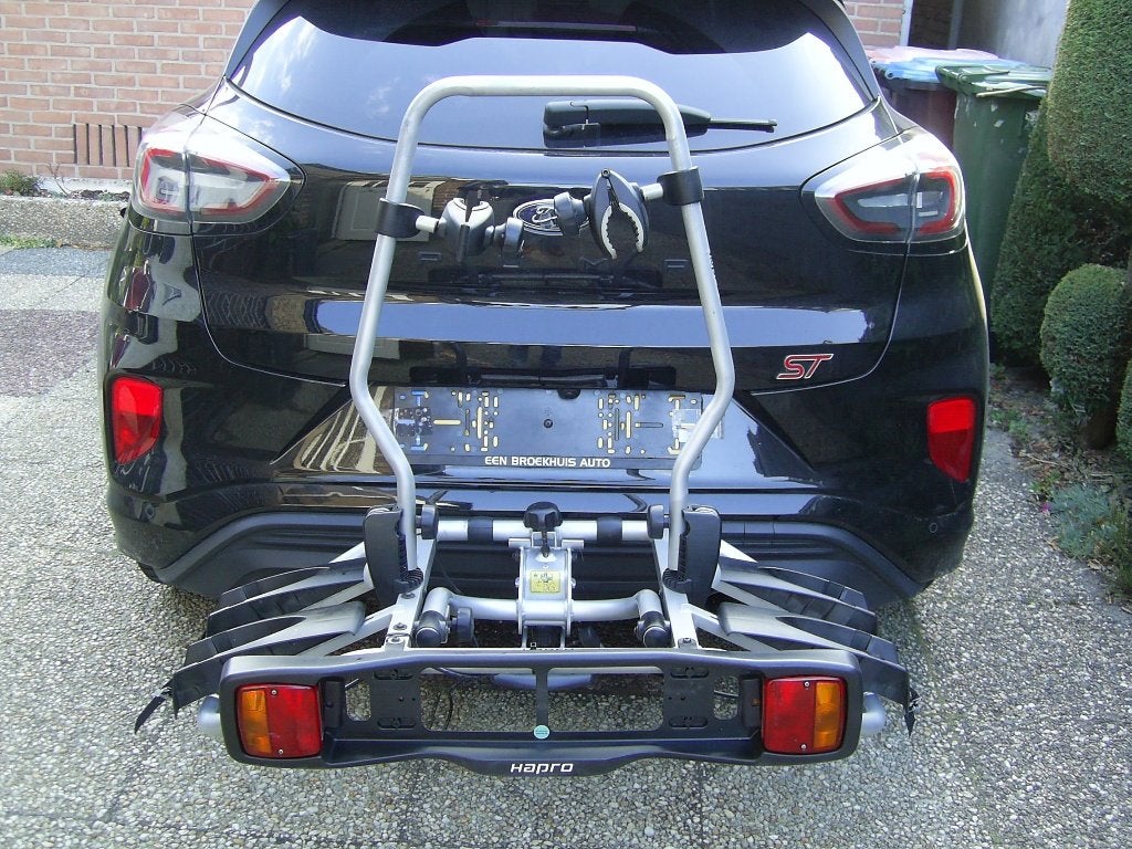 Mooie stabiele Hapro Atlas 2 kantelbare fietsendrager, Ophalen, Gebruikt, Brede banden, 2 fietsen