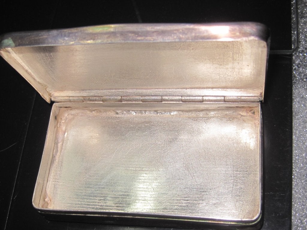 Antiek France zilveren doos François Anfort zilver 950 c1900, Antiek en Kunst, Ophalen, Zilver