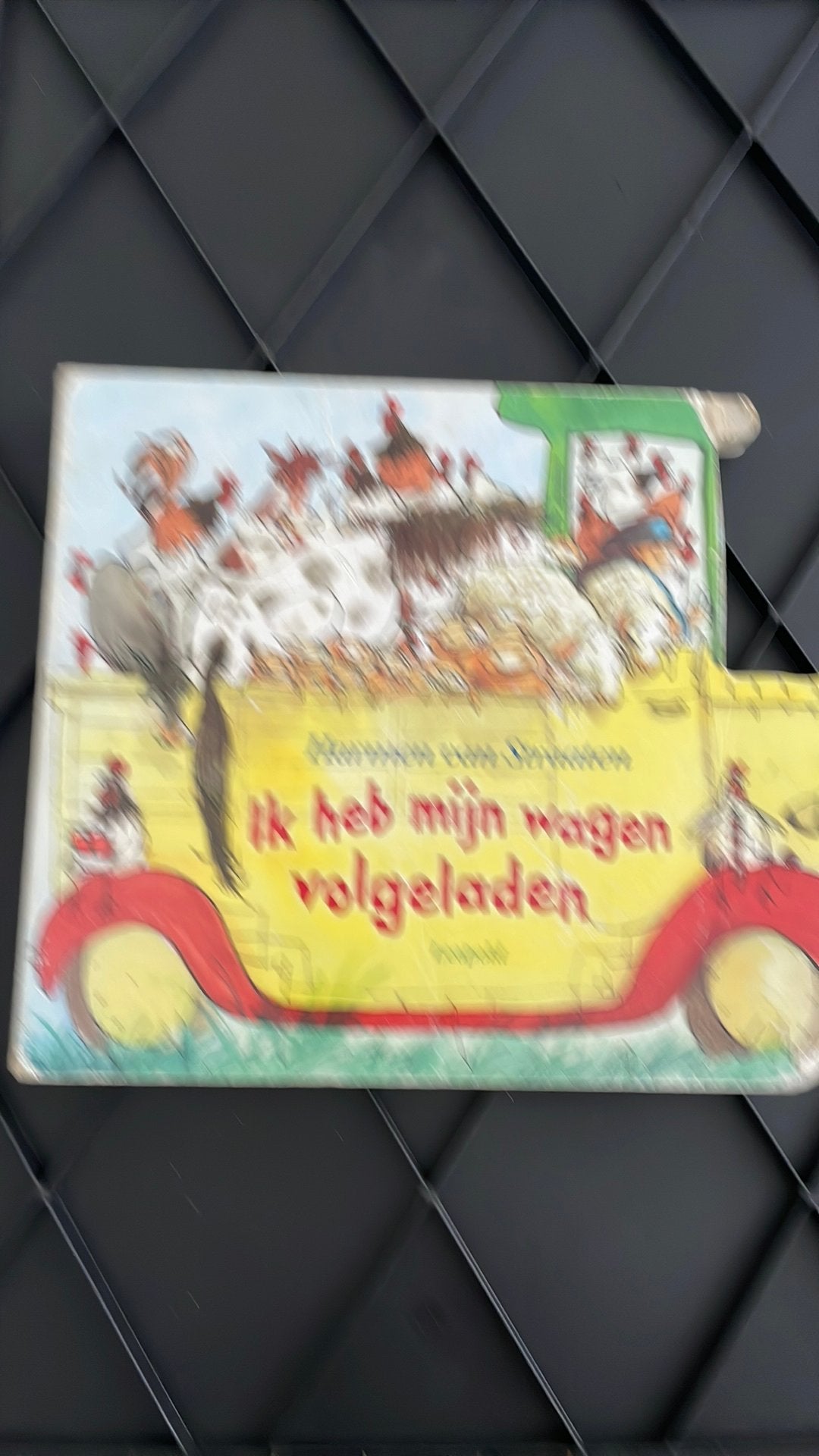 Kartonnen boek ik heb mijn wagen volgeladen, Verzenden, Gelezen