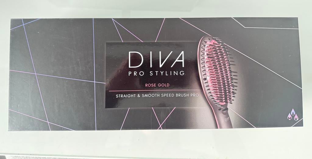 Diva Pro Styling Straight & Smooth speed brush pro, Sieraden, Tassen en Uiterlijk, Uiterlijk | Haarverzorging, Ophalen, Nieuw