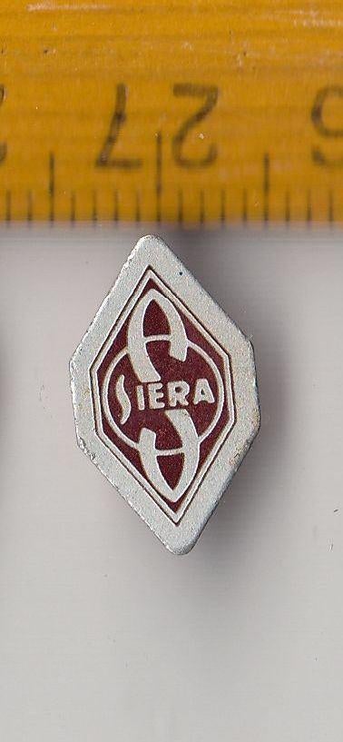 Siera Radio Logo embleem schildje, Ophalen of Verzenden