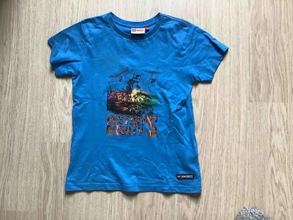 mooi bauw t-shirt van Lego Ninjago van Lego Wear mt 116, Ophalen of Verzenden, Gebruikt, Jongen, Shirt of Longsleeve