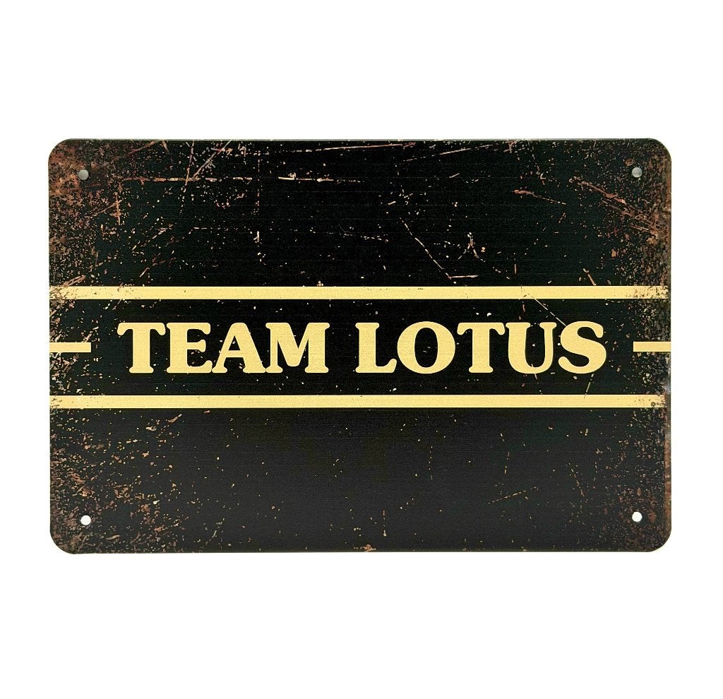 Team Lotus bord - Lotus JPS Esprit Elise Elan Exige 20x30cm, Verzenden, Nieuw, Reclamebord
