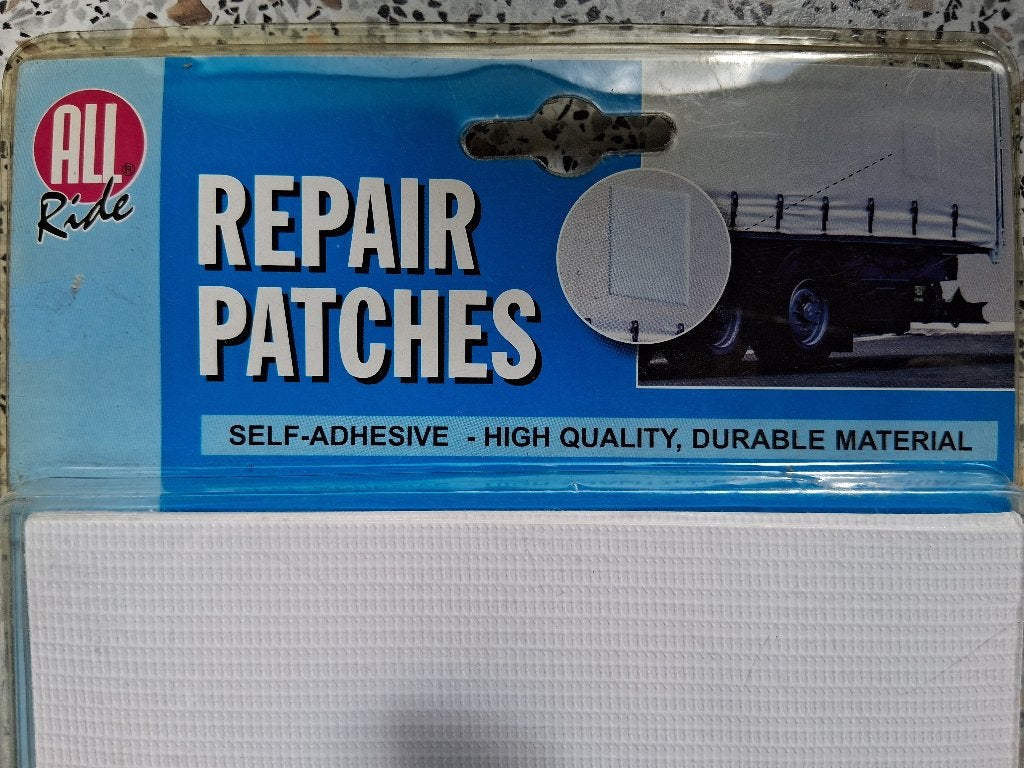 Canvas zelfklevende Reparatiestof voor Trailerzeil of huif., Ophalen of Verzenden, Nieuw