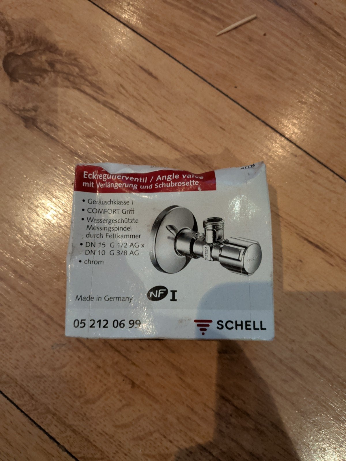 Nieuwe Schell Hoekregelkraan - Chroom, Ophalen of Verzenden