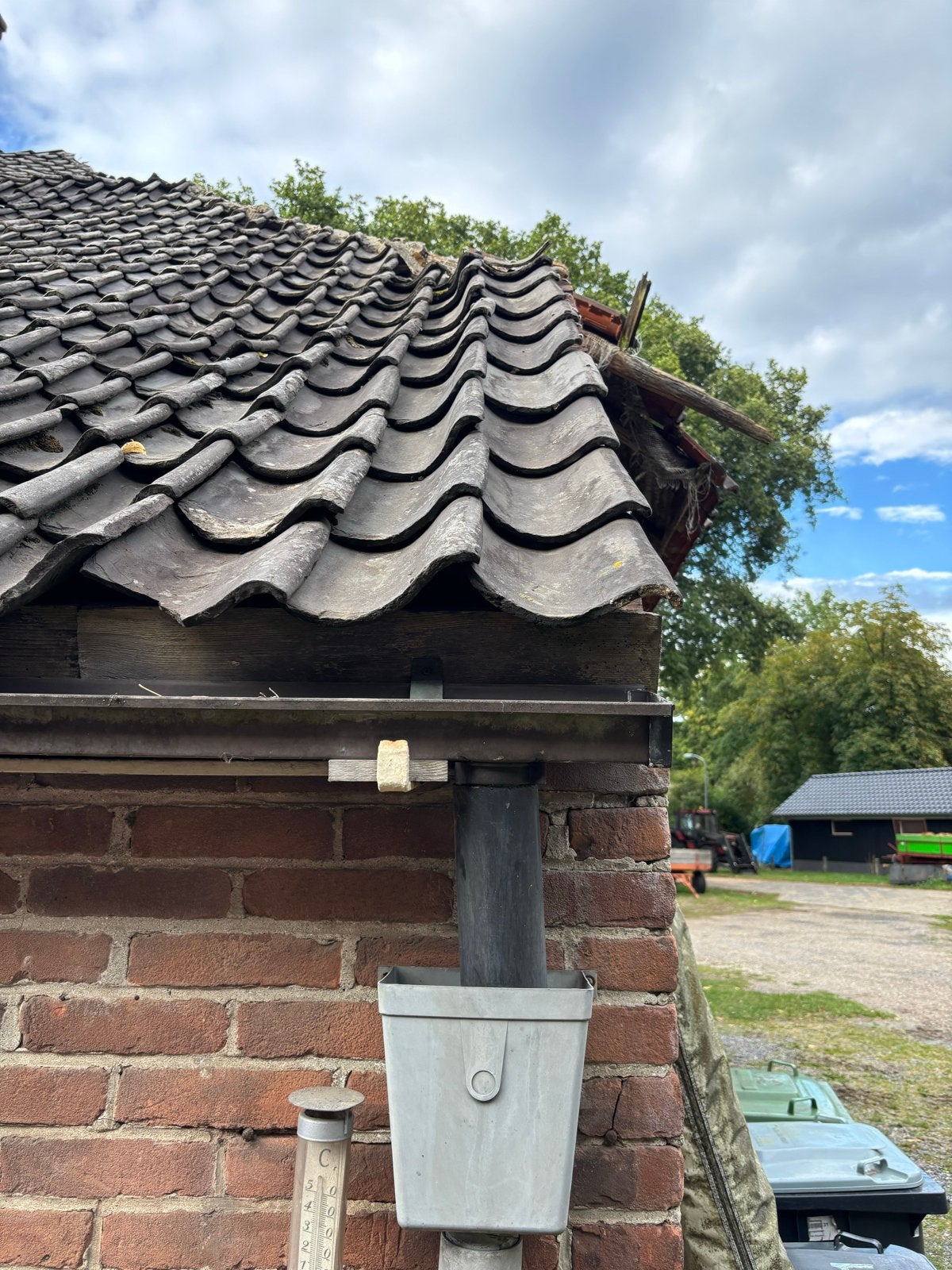 Oude dakpannen ca. 4000, Doe-het-zelf en Verbouw, Ophalen, Gebruikt, Steen of Klei, 15 m² of meer