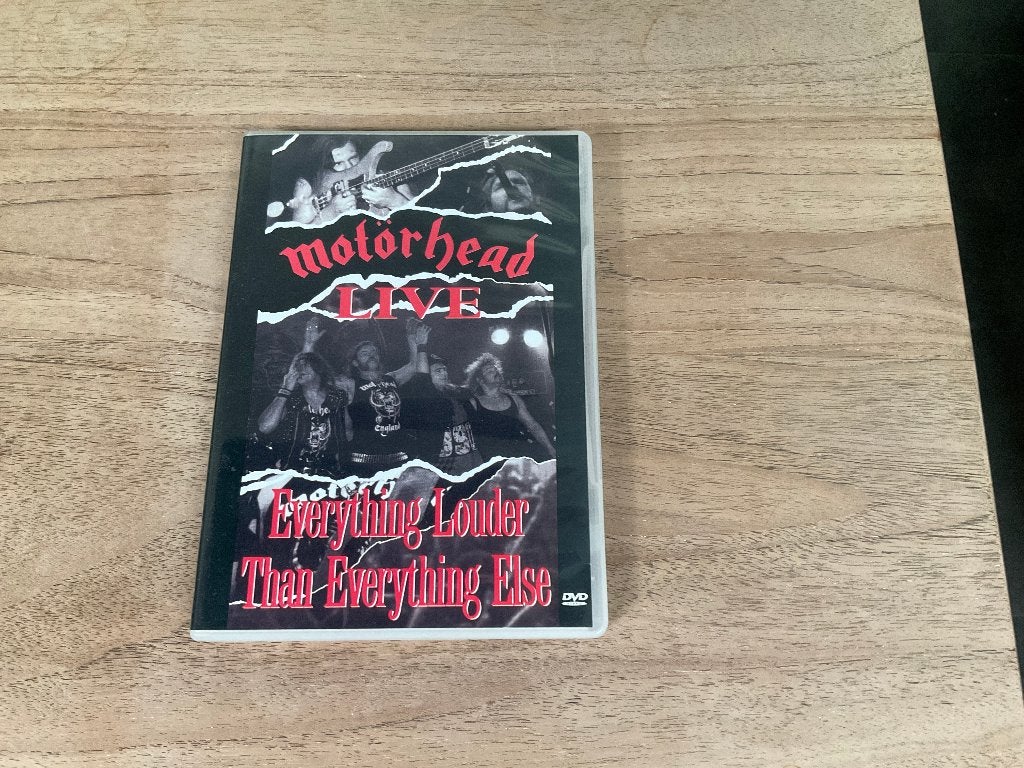 Motorhead - Live. Everything louder than everything else., Alle leeftijden, Zo goed als nieuw, Concert, Inclusief boekje