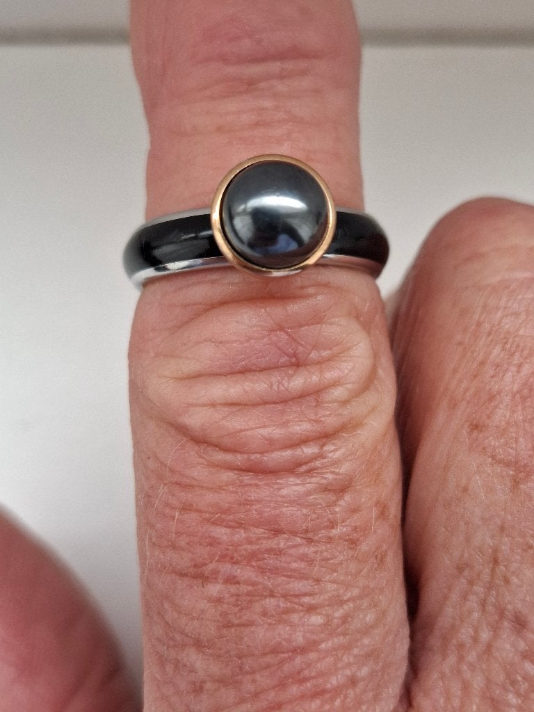 Melano twisted steen voor ring, Nieuw, Ophalen of Verzenden, 17 tot 18, Dame