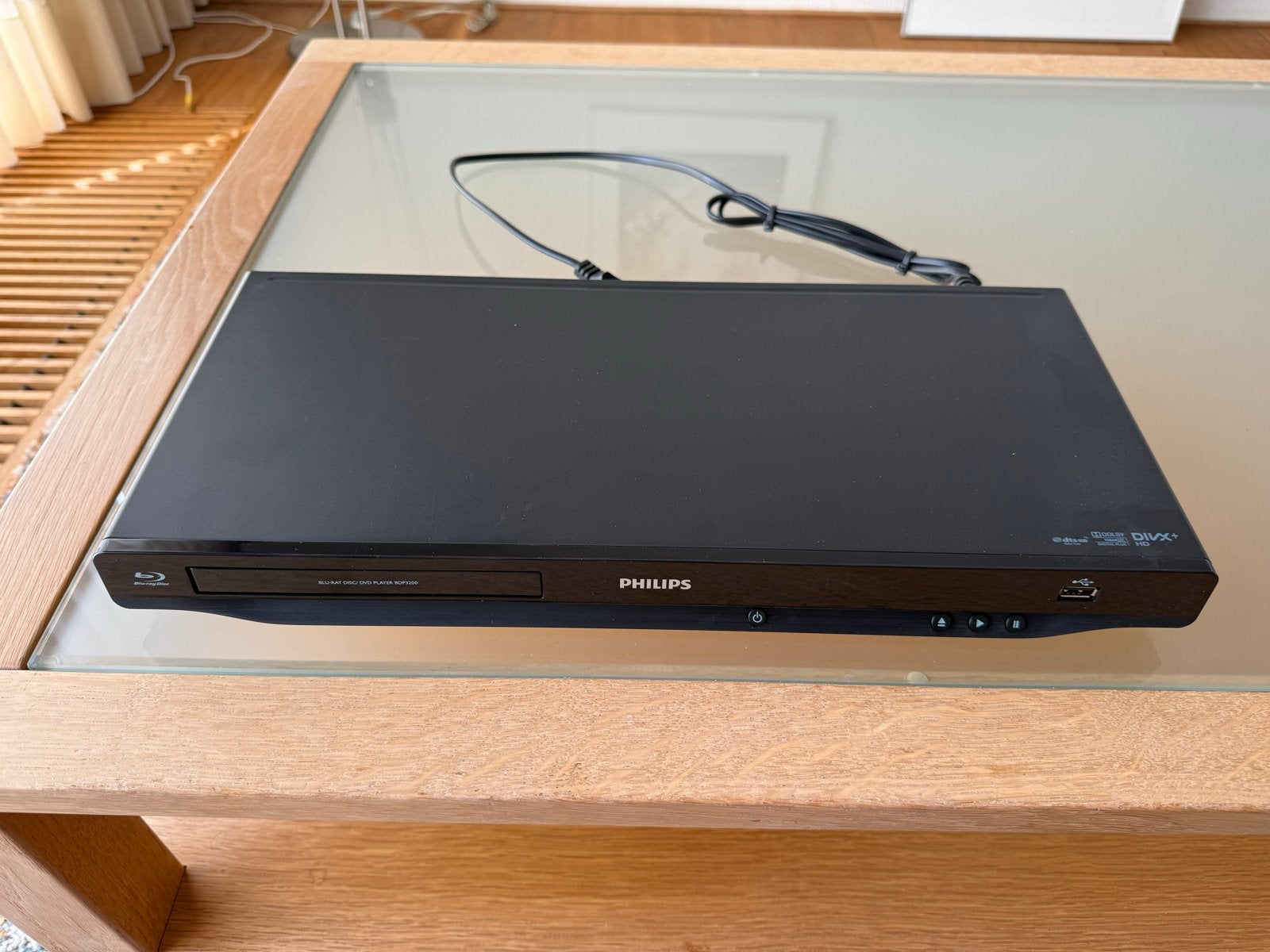 Philips Blu-ray speler met afstandsbediening, goed werkend, Ophalen, Gebruikt, Philips