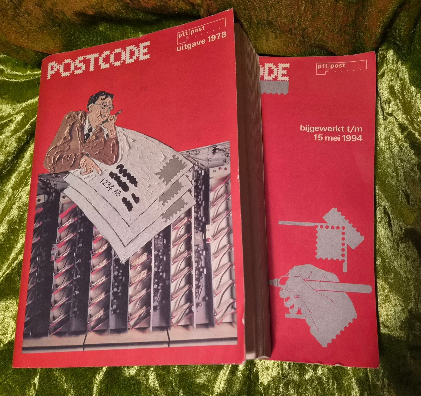 PTT Postcodeboek uitgave 1978 en bijgewerkt t/m 1994, Ophalen of Verzenden, Na 1940, Gestempeld
