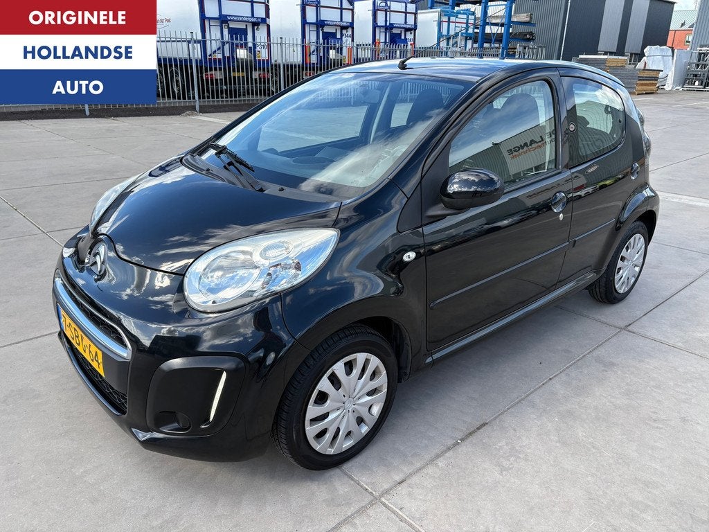 Citroen C1 1.0 Collection Zwart Carplay Navi BT Aux 2e Eig, Voorwielaandrijving, Euro 5, Gebruikt, Huisgarantie