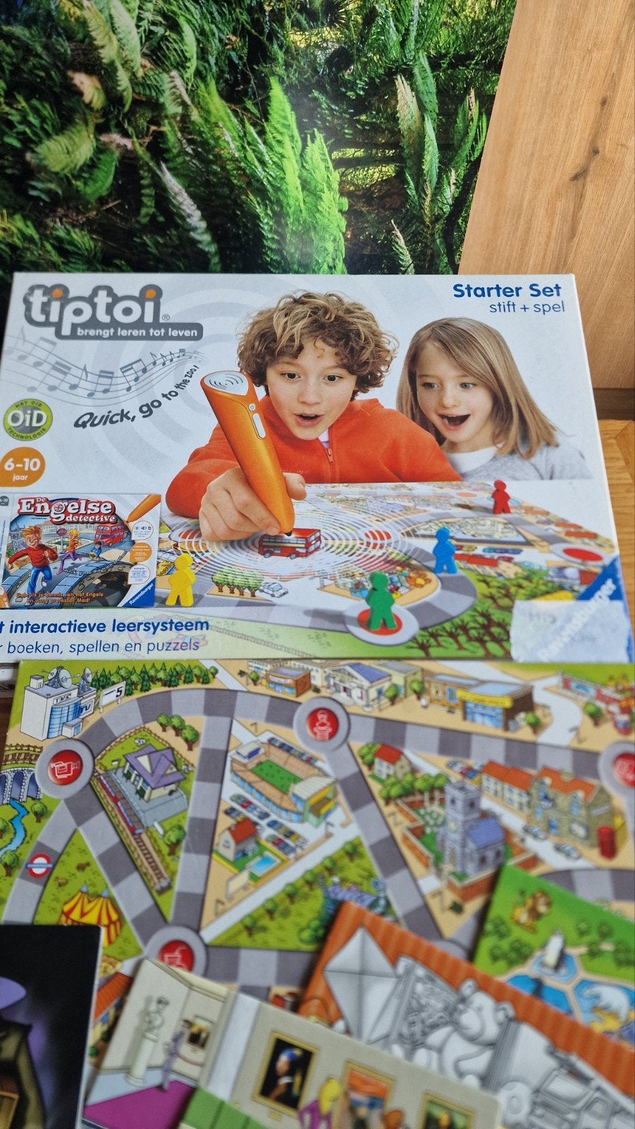 Tiptoi Starter Set Engels Detective - Gebruikt, Kinderen en Baby's, Ophalen of Verzenden, Gebruikt, Taal en Lezen