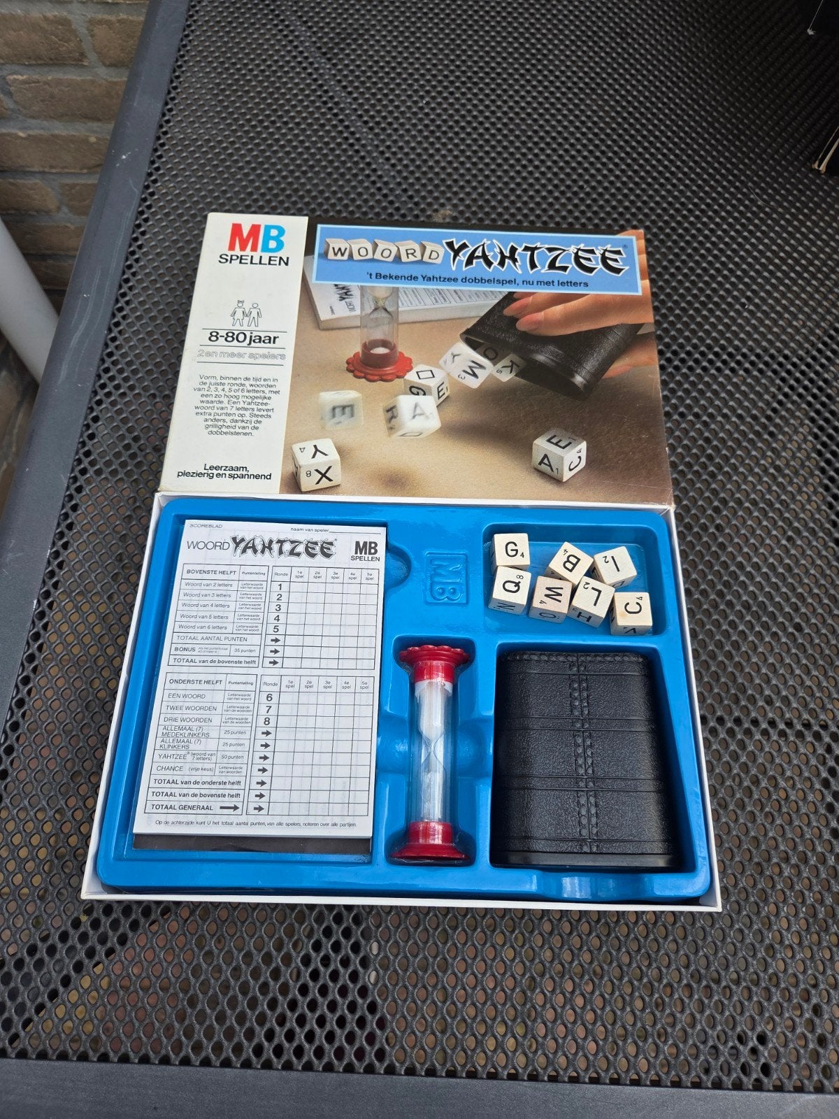 Woord Yahtzee MB Spellen - Leerzaam en Spannend, Een of twee spelers, Ophalen of Verzenden, Gebruikt, MB Spellen