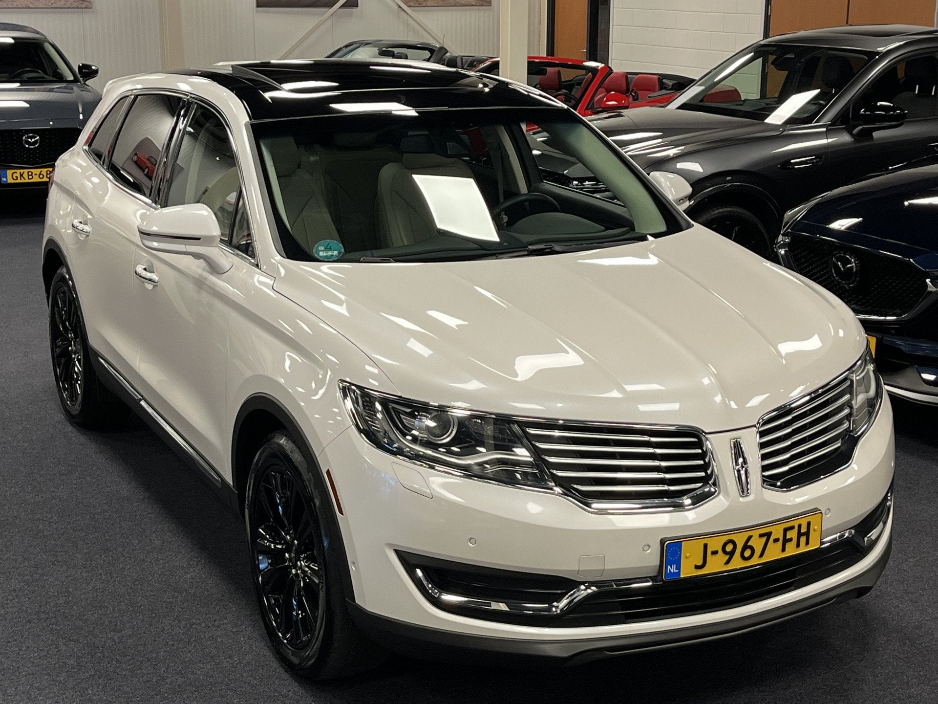Lincoln MKX 2.7i V6 Premium EcoBoost 350PK AWD Automaat, Auto's, Automaat, 12 maanden, 450 kg, Gebruikt