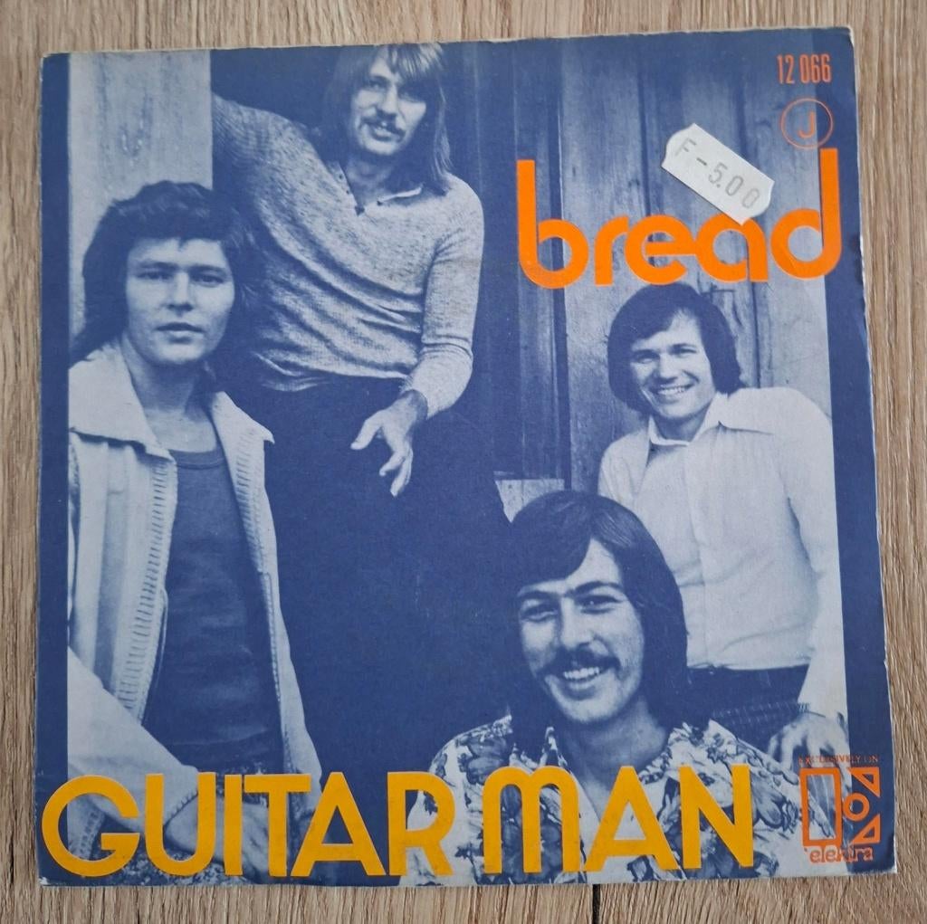 Bread single Guitar Man, Gebruikt, 7 inch, Single, Ophalen of Verzenden