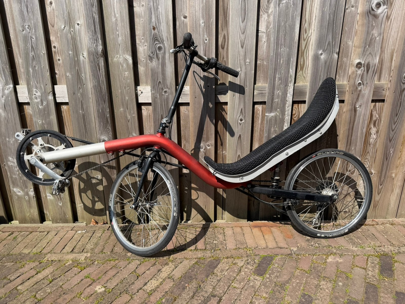 Challenge Hurricane Rood, Fietsen en Brommers, Ophalen, Gebruikt, Velgrem, Bovenstuur