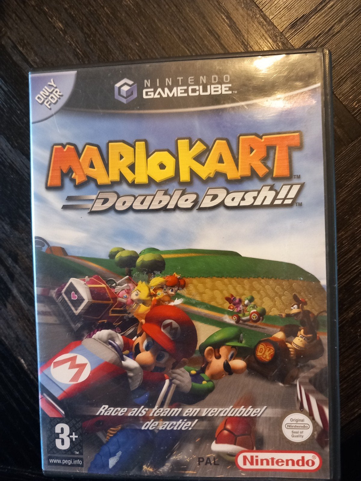 Mario Kart Double Dash!! Nintendo GameCube, Spelcomputers en Games, Games | Nintendo GameCube, Gebruikt, Racen en Vliegen, 3 spelers of meer