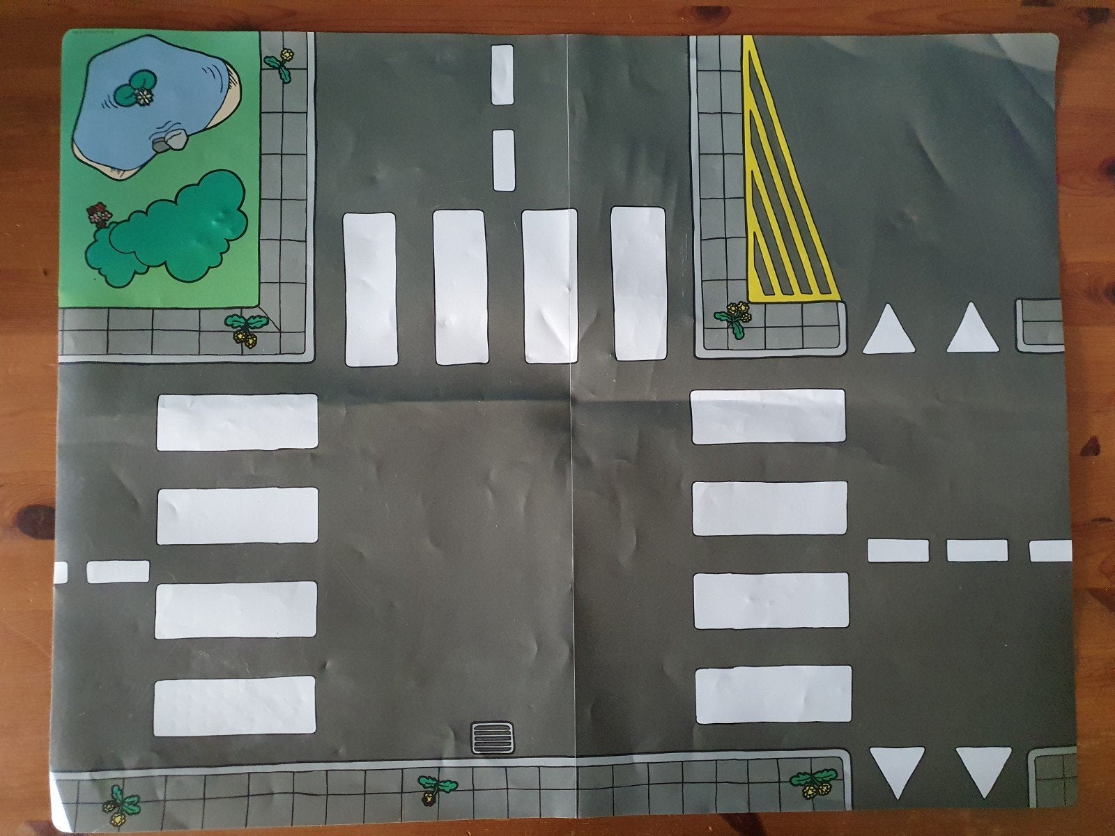 Duplo Speelmat  Stad en verkeer  3619, Ophalen of Verzenden, Gebruikt, Duplo