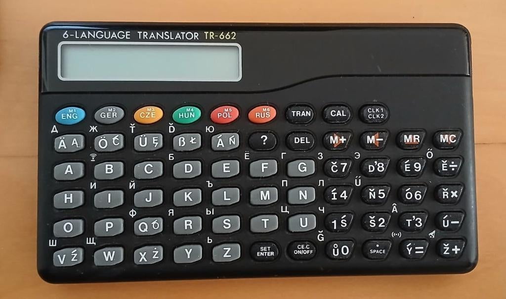 6‑Language Translator TR‑662 | Zakformaat, Verzamelobject, Verzenden, Computers en Rekenmachines