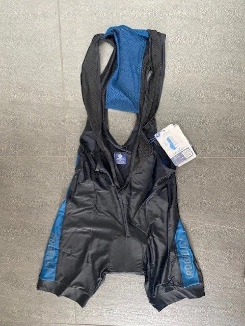 Heren bibshort rogelli tyro black blue Nieuw! XXL, Fietsen en Brommers, Fietsaccessoires | Fietskleding, Rogelli, Nieuw, Ophalen of Verzenden