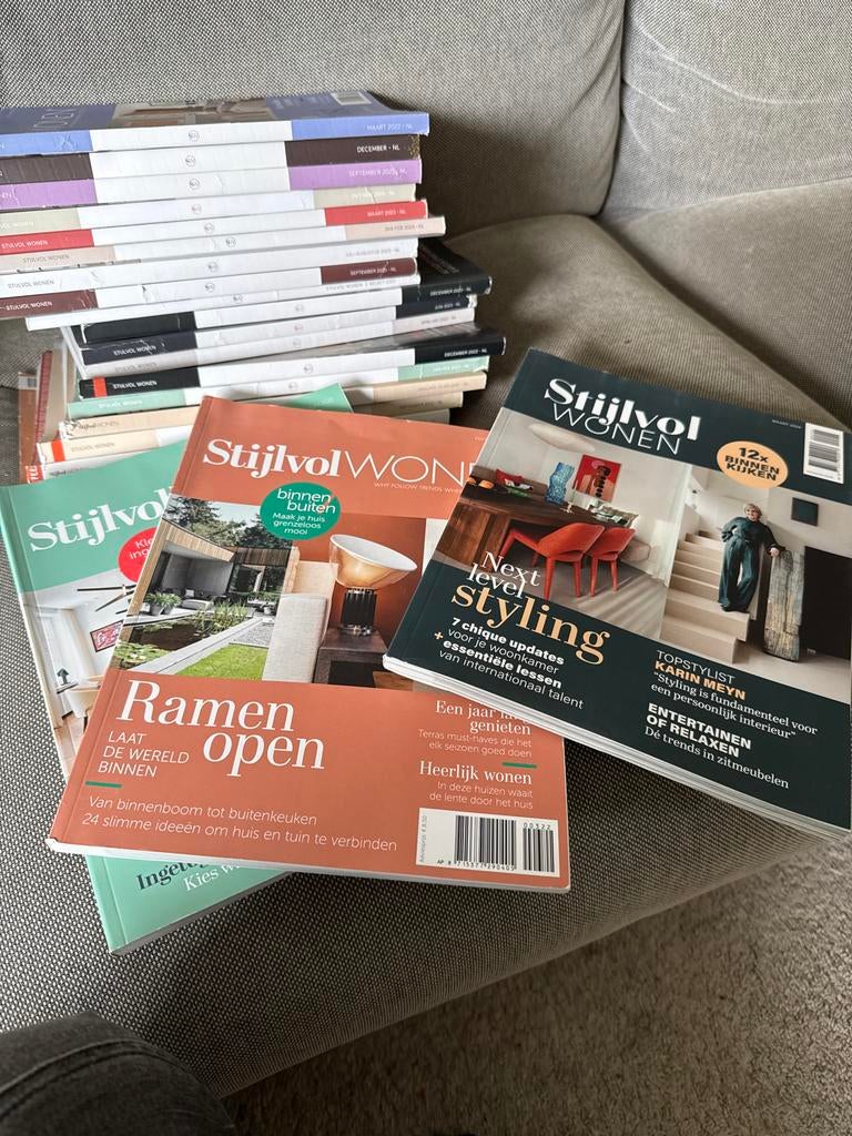Stijlvol Wonen magazines - Diverse edities, Ophalen, Zo goed als nieuw, Overige typen