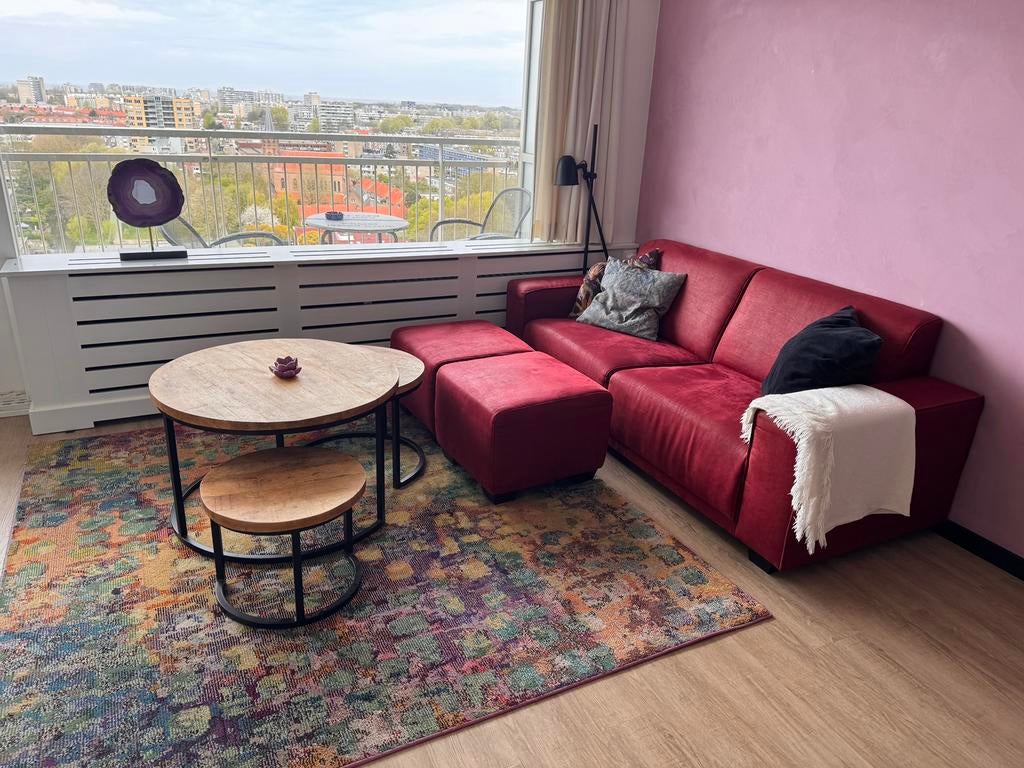 Kleurrijk vloerkleed, Ophalen of Verzenden, Zo goed als nieuw, Minder dan 10 m², Tapijt