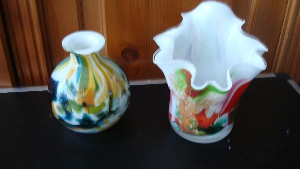Fidrio vazen, Overige kleuren, Ophalen of Verzenden, Minder dan 50 cm, Glas