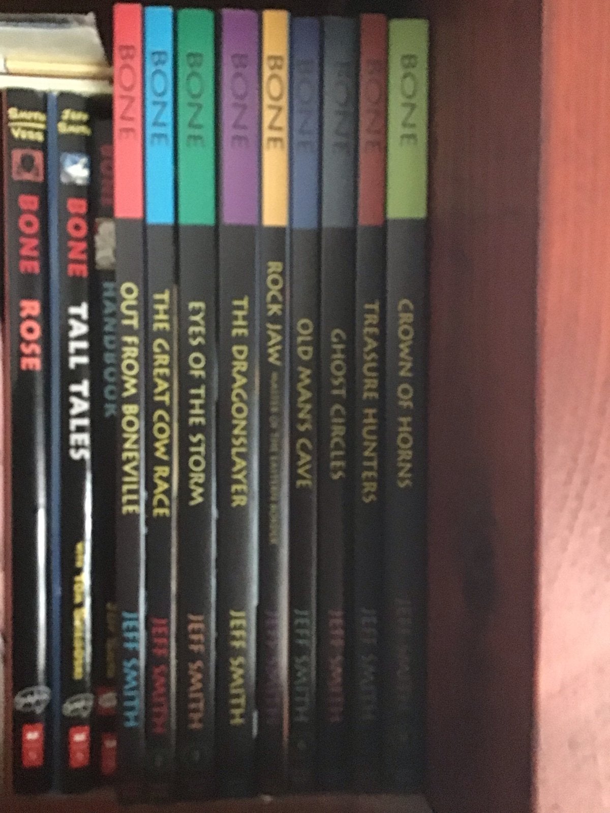 Bone softcover serie 1 t/m 9 Jeff Smith - Zeer goede staat, Ophalen of Verzenden, Zo goed als nieuw