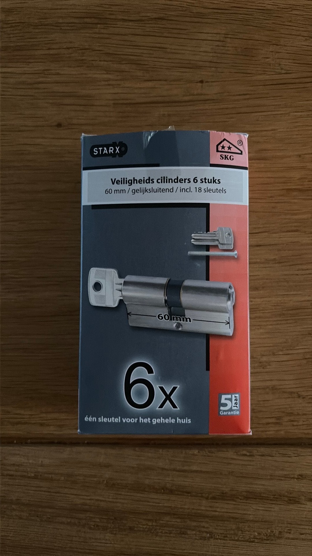 Compleet Starx sleutel set, Ophalen of Verzenden, Zo goed als nieuw, Slot