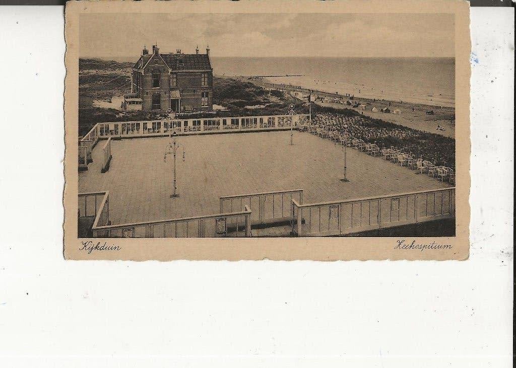Kijkduin Zeehospitium 1937 H Egg, Ophalen of Verzenden, 1920 tot 1940, Gelopen, Zuid-Holland