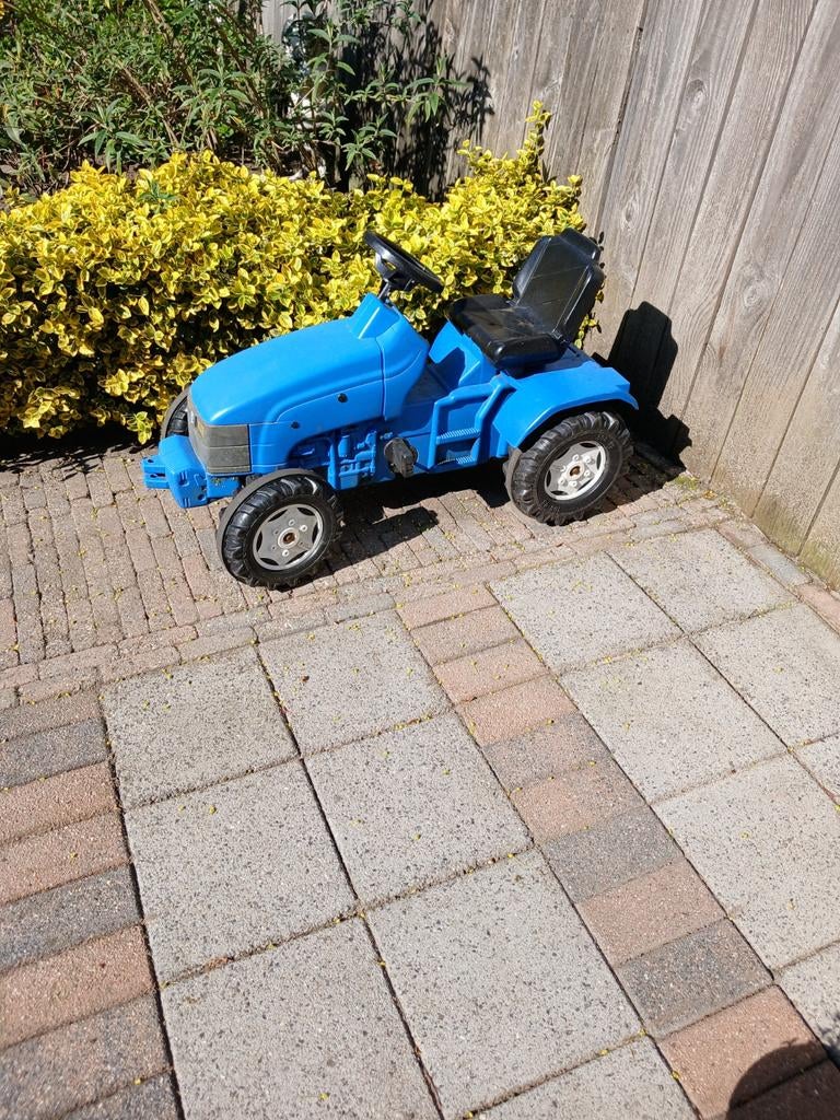 Blauwe traptractor voor kinderen, Ophalen, Gebruikt, Trapvoertuig